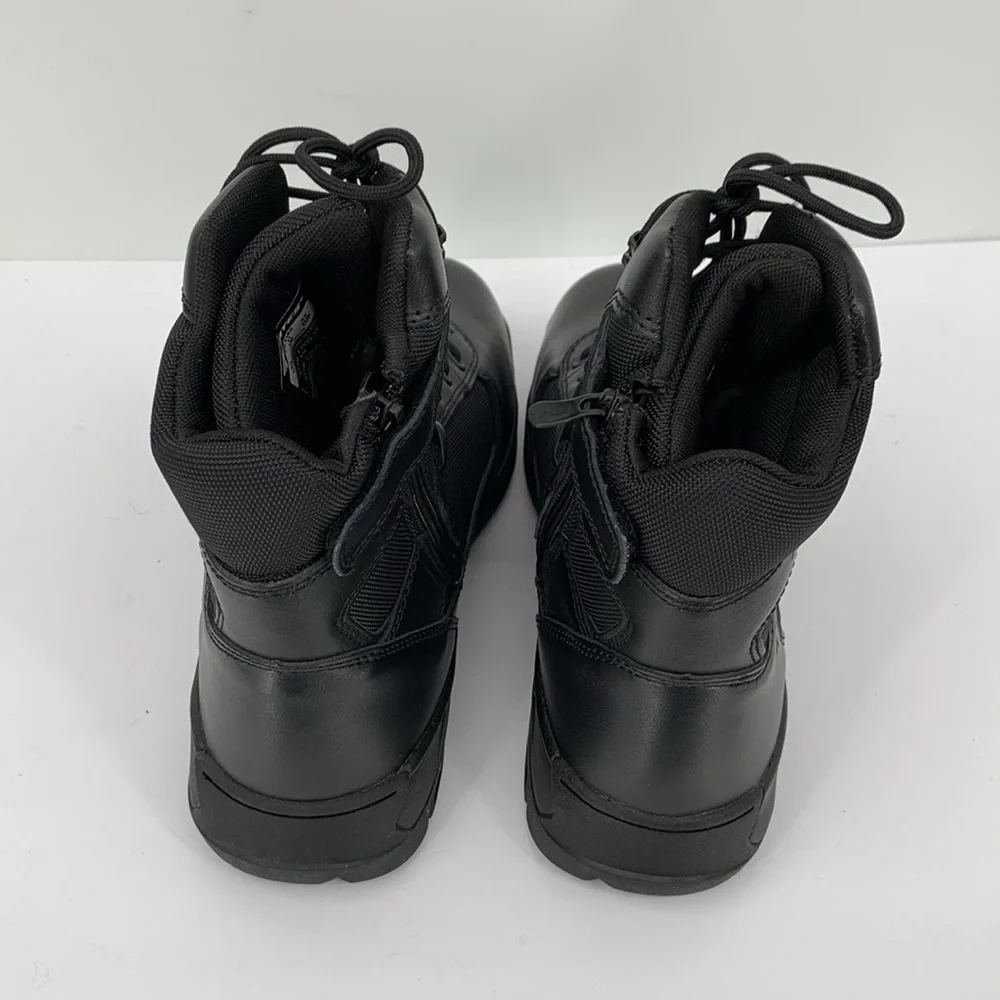 Bates military tactical boots combat black side zipper work E03180 men new 12